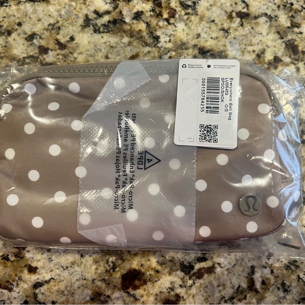 NEW LULULEMON SIMPLE POLKA DOT WHITE SHEER OAK/SHEER OAK - Picture 7 of 8
